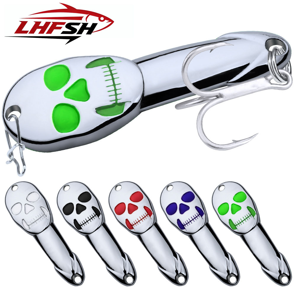 Fishing Lure Blade Bait - Isca Artificial Metálica LHFSH Jigging Skull