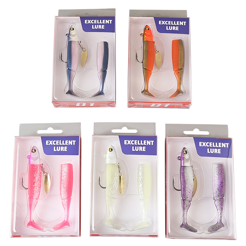 Fishing Lure Blade Bait - Conjunto de Iscas de Pesca Soft