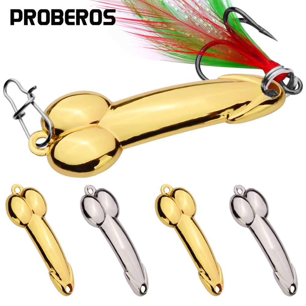 Fishing Lure Spinnerbait - Pro beros metal vib ouro prata