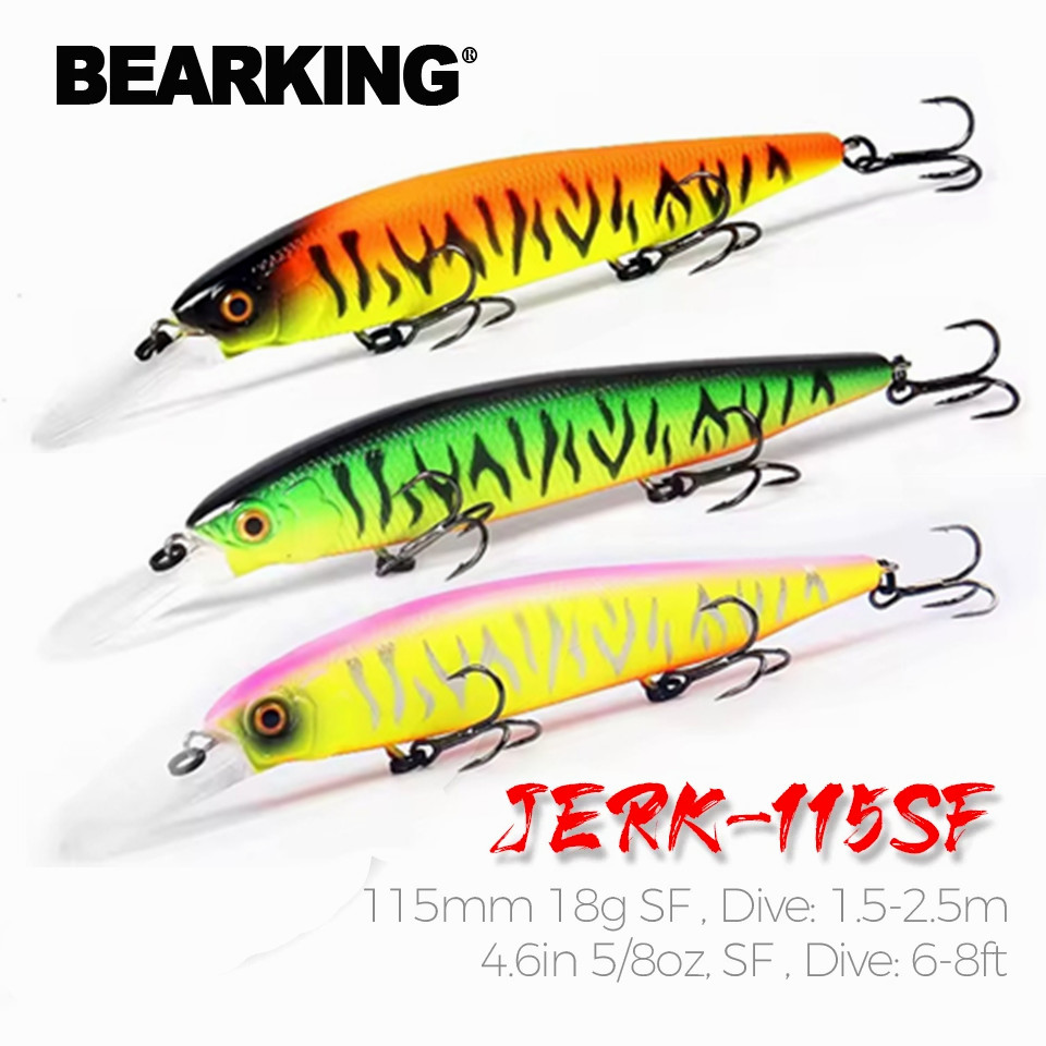 Fishing Lure Jerkbait - Isca artificial Bearking M116 115mm 18g,