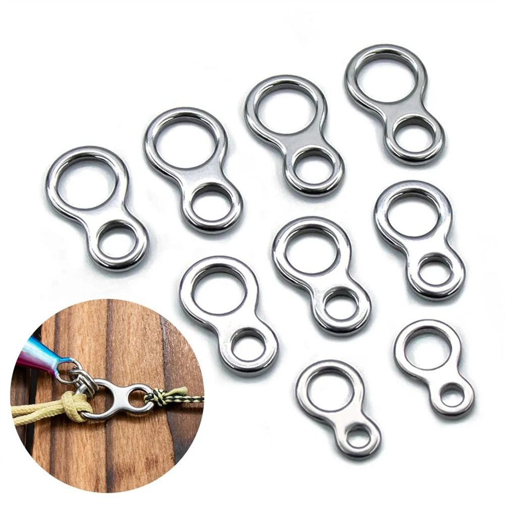 Fishing Lure Jig - Anel de aço inoxidável sólido para