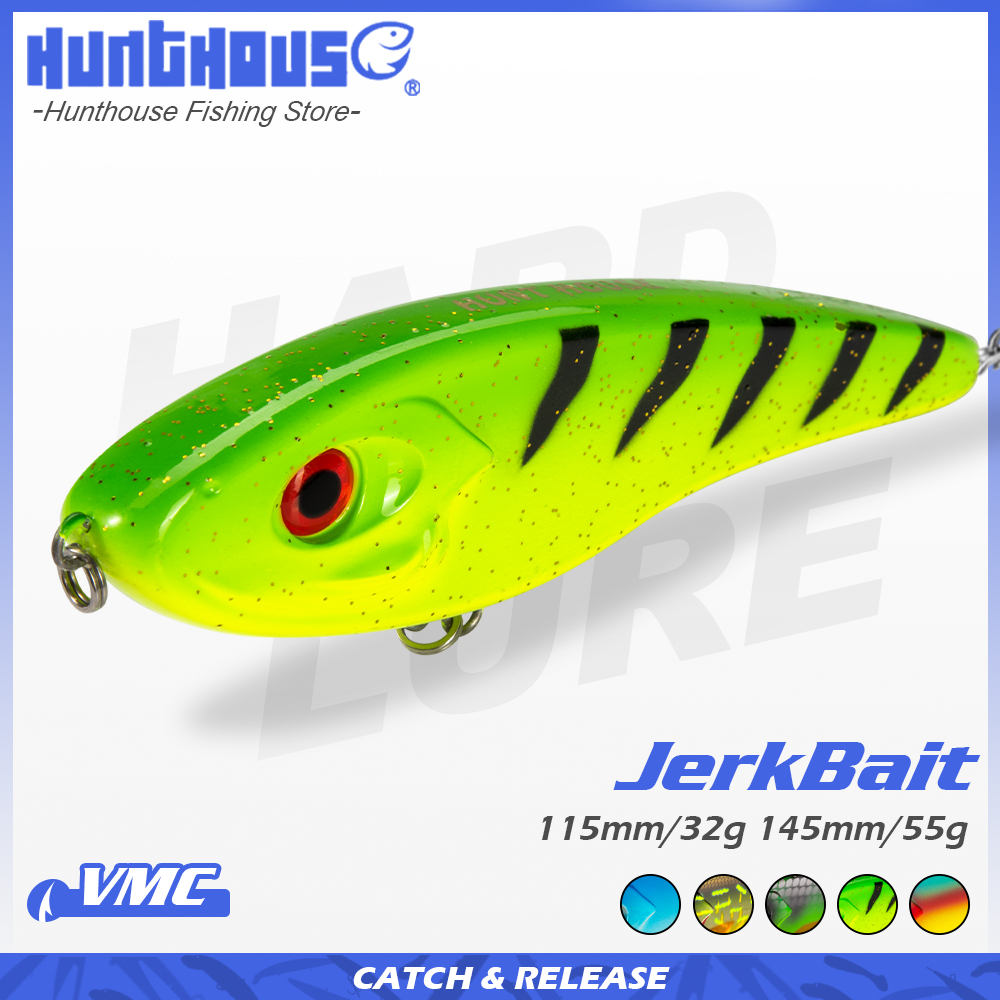 Fishing Lure Jerkbait - Isca Artificial Hunthouse Jerkbait Musky Buster
