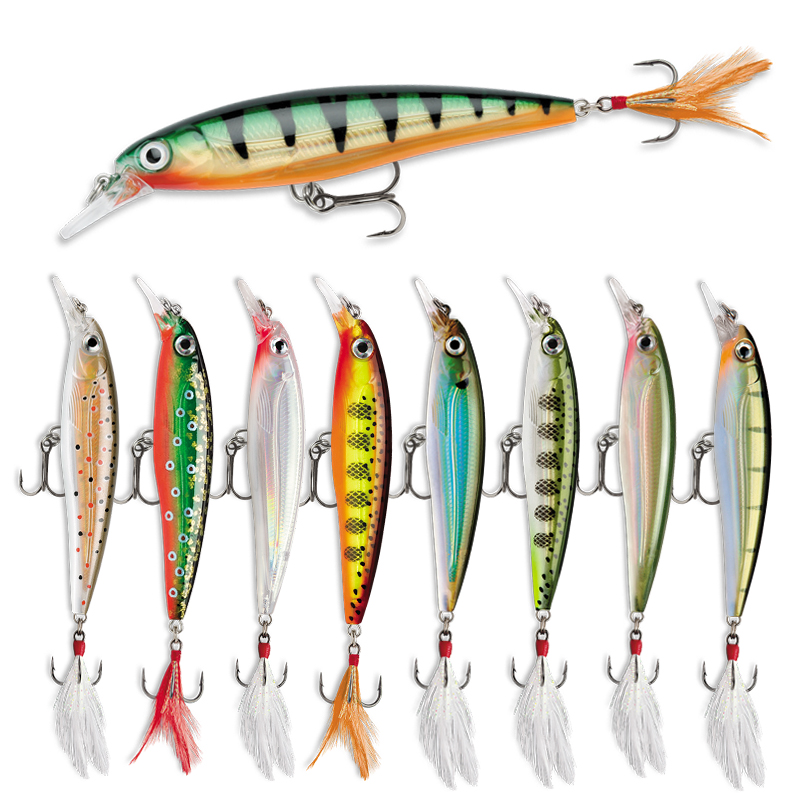 Fishing Lure Jerkbait - Iscas de pesca de peixinho flutuante