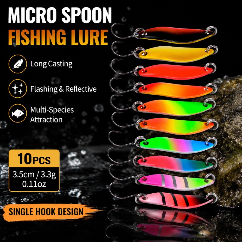 Fishing Lure Blade Bait - Iscas de Pesca Micro, Colheres Metálicas