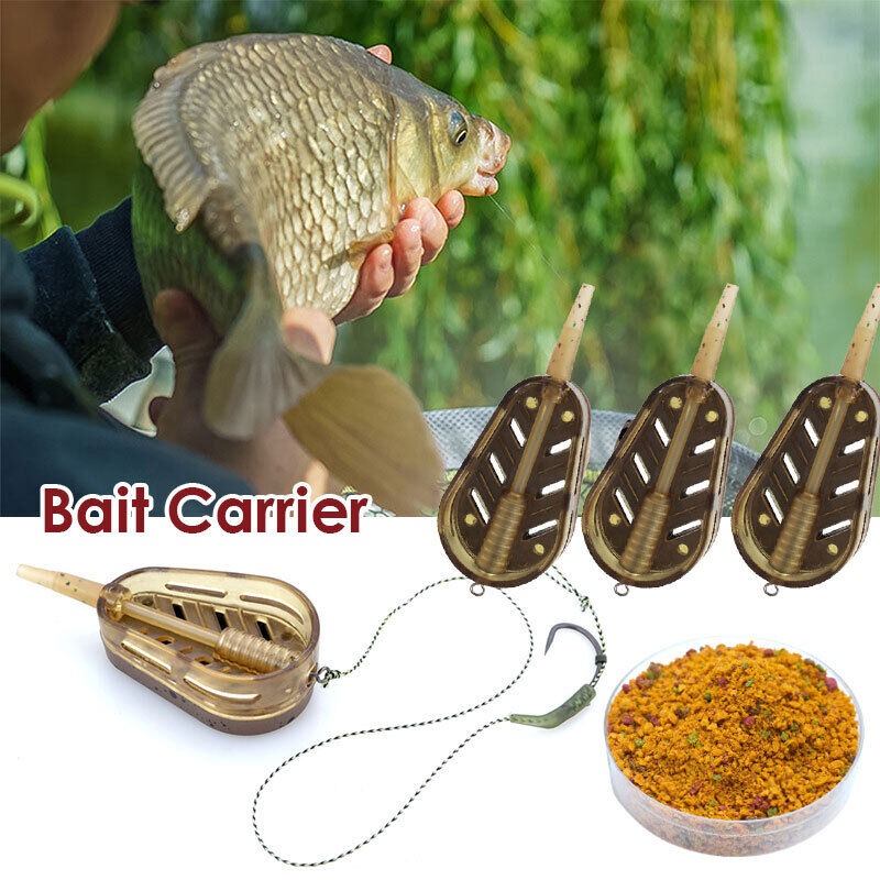 Fishing Lure Kit - 5 pçs alimentador incorporado para pesca