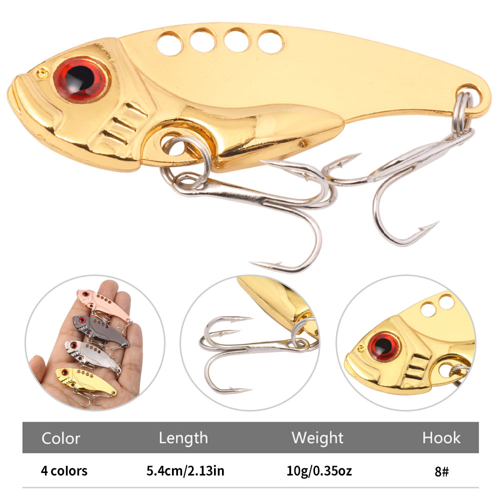1PC Isca de Pesca VIB de Metal - Fishing Lure Blade Bait avaliação e preço