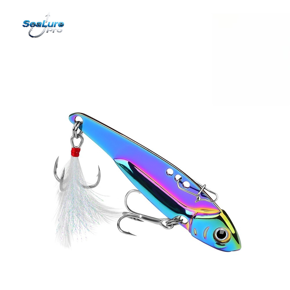 Isca VIB Metálica Colorida, Co - Fishing Lure Spoon avaliação e preço