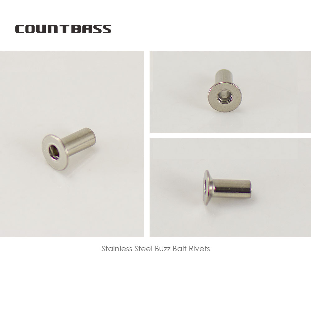 Countbass 50 peças porca de re - Fishing Lure Buzzbait avaliação e preço