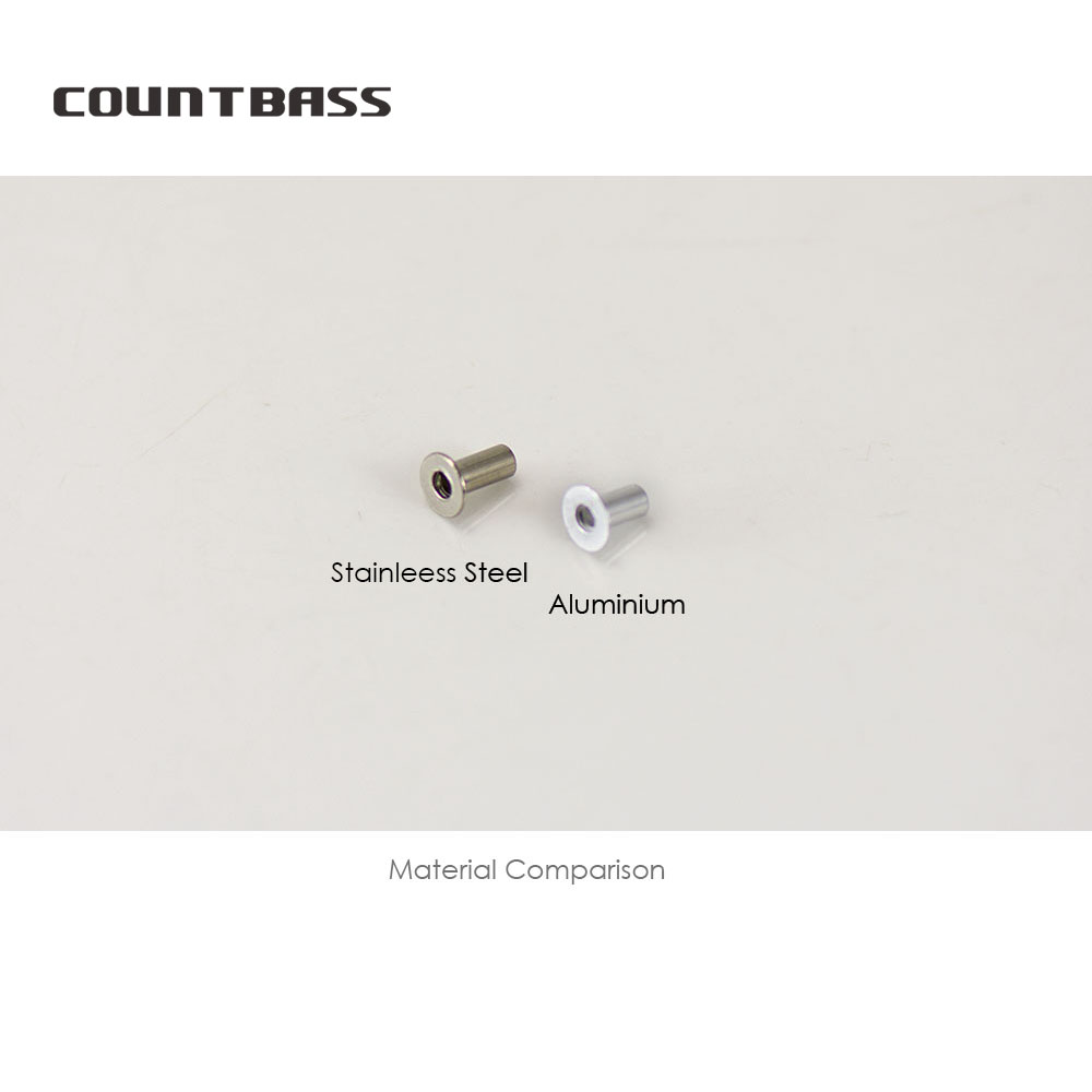 Countbass 50 peças porca de re - Fishing Lure Buzzbait avaliação e preço