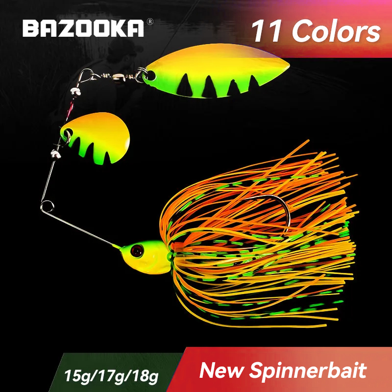 Bazooka 15g 18g spinnerbait is - Fishing Lure Spoon avaliação e preço