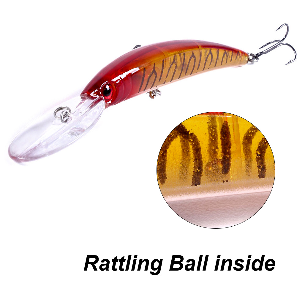 1 pçs 15cm 15g mergulho profun - Fishing Lure Spinnerbait avaliação e preço