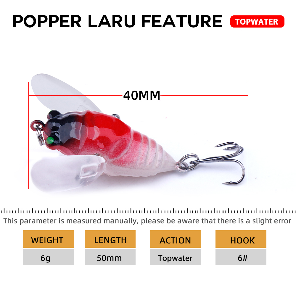 Agoie-isca de popper topwater  - Fishing Lure Spinnerbait avaliação e preço