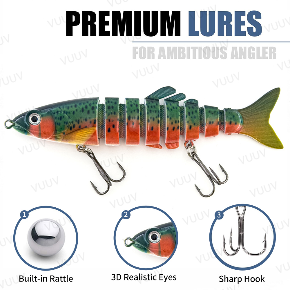 100 Iscas Articuladas para Pes - Fishing Lure Popper avaliação e preço