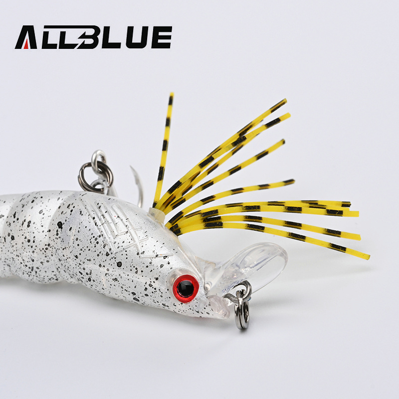 Allblue 3d flash camarão 70mm  - Fishing Lure Swimbait avaliação e preço