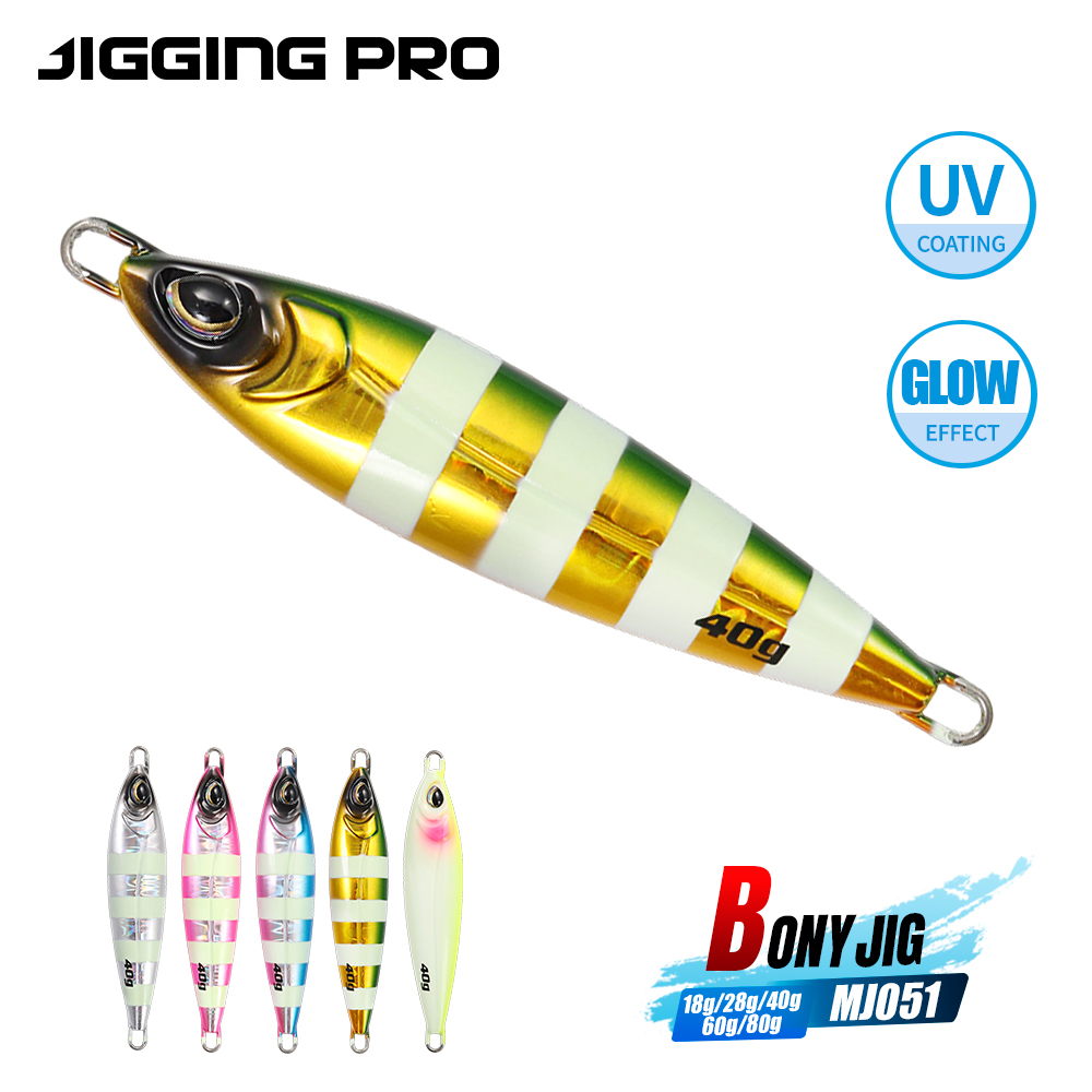 JIGGING PRO Metal Jig BONY Col - Fishing Lure Spoon avaliação e preço