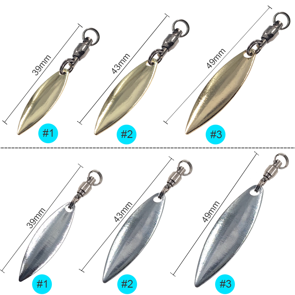 10 pçs lâminas de folha de sal - Fishing Lure Buzzbait avaliação e preço