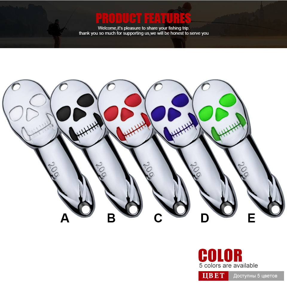 Isca Artificial Metálica LHFSH - Fishing Lure Blade Bait avaliação e preço
