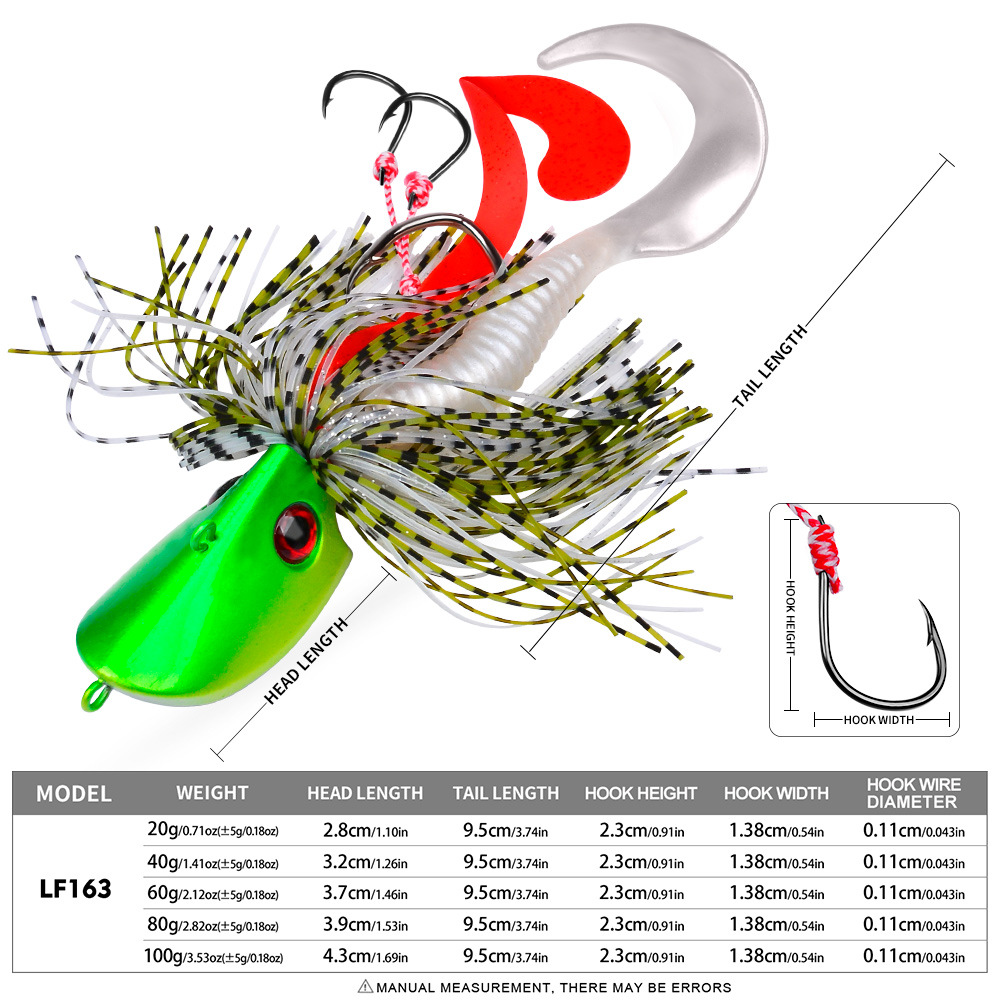Isca Artificial Jigging Head 2 - Fishing Lure Blade Bait avaliação e preço
