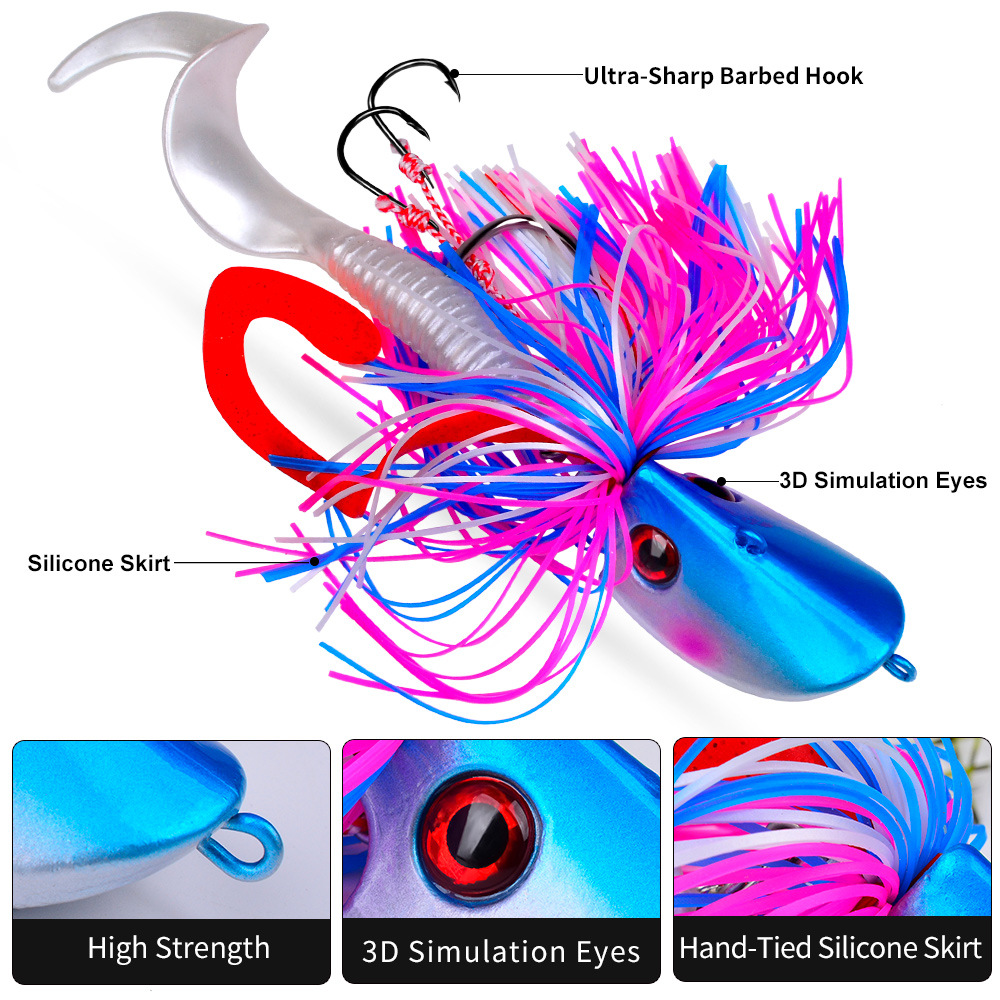 Isca Artificial Jigging Head 2 - Fishing Lure Blade Bait avaliação e preço