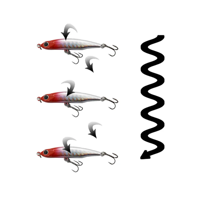 Mini afundando lápis 3.2g isca - Fishing Lure Crankbait avaliação e preço