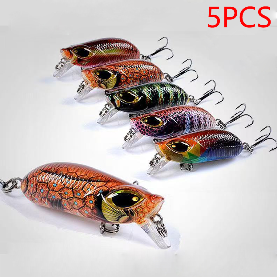5 pçs flutuante isca artificia - Fishing Lure Jerkbait avaliação e preço
