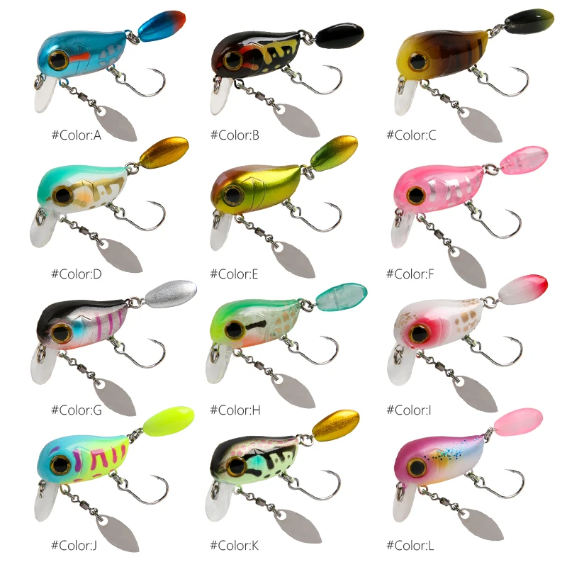 Micro Crankbaits Flutuantes, I - Fishing Lure Topwater avaliação e preço