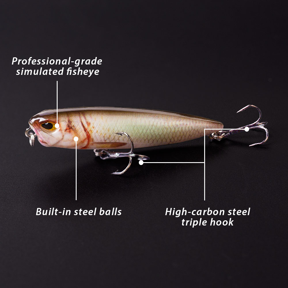 Hanlin popper 6.5cm/2.56in/5.5 - Fishing Lure Popper avaliação e preço
