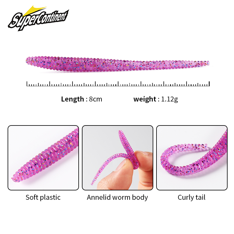 Supercontinente afundando lent - Fishing Lure Soft Plastic avaliação e preço