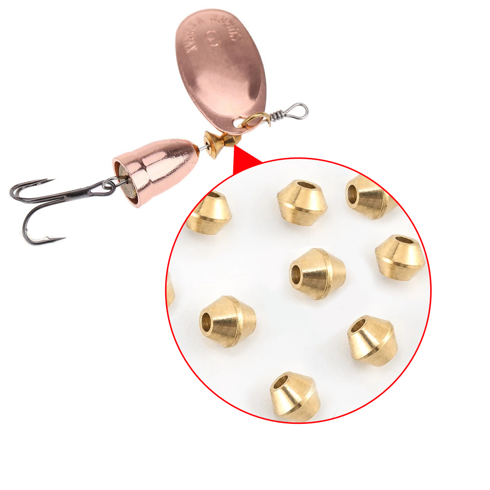 40 pçs diy isca de bronze grân - Fishing Lure Spinnerbait avaliação e preço
