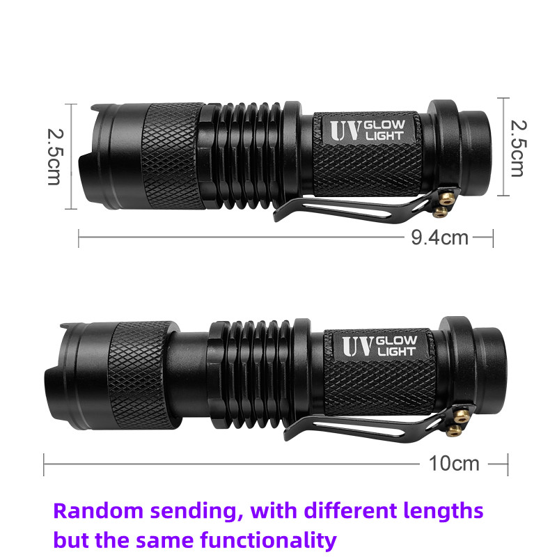 Mini lanterna uv 395nm, isca d - Fishing Lure Kit avaliação e preço