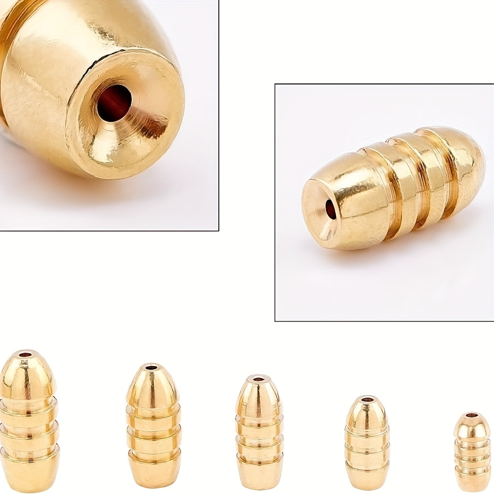 20 pçs latão cobre chumbadas d - Fishing Lure Kit avaliação e preço