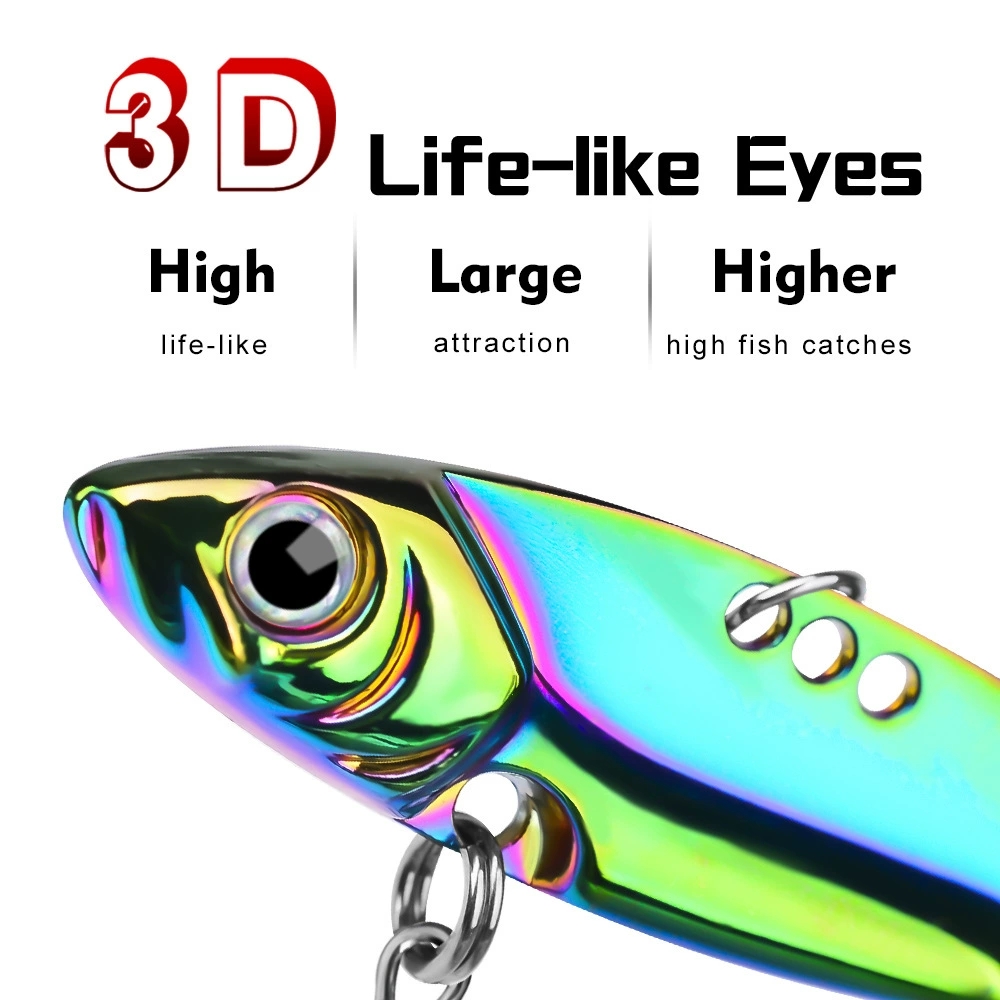 Isca Artificial Metálica Vib B - Fishing Lure Blade Bait avaliação e preço