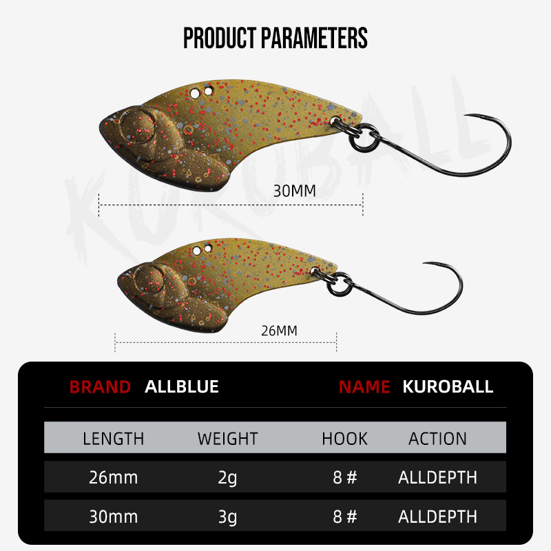 Isca Artificial ALLBLUE 2g 3g  - Fishing Lure Crankbait avaliação e preço