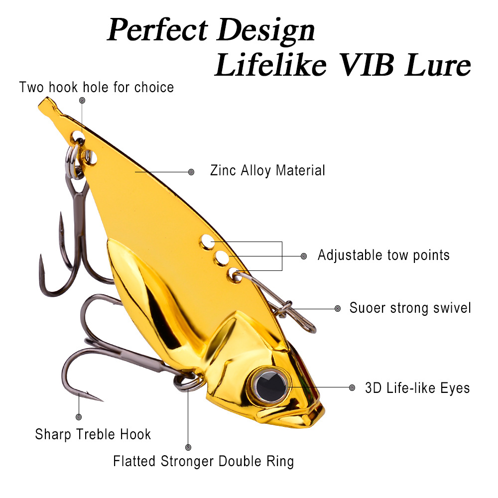 Isca de Pesca Personalizada co - Fishing Lure Blade Bait avaliação e preço