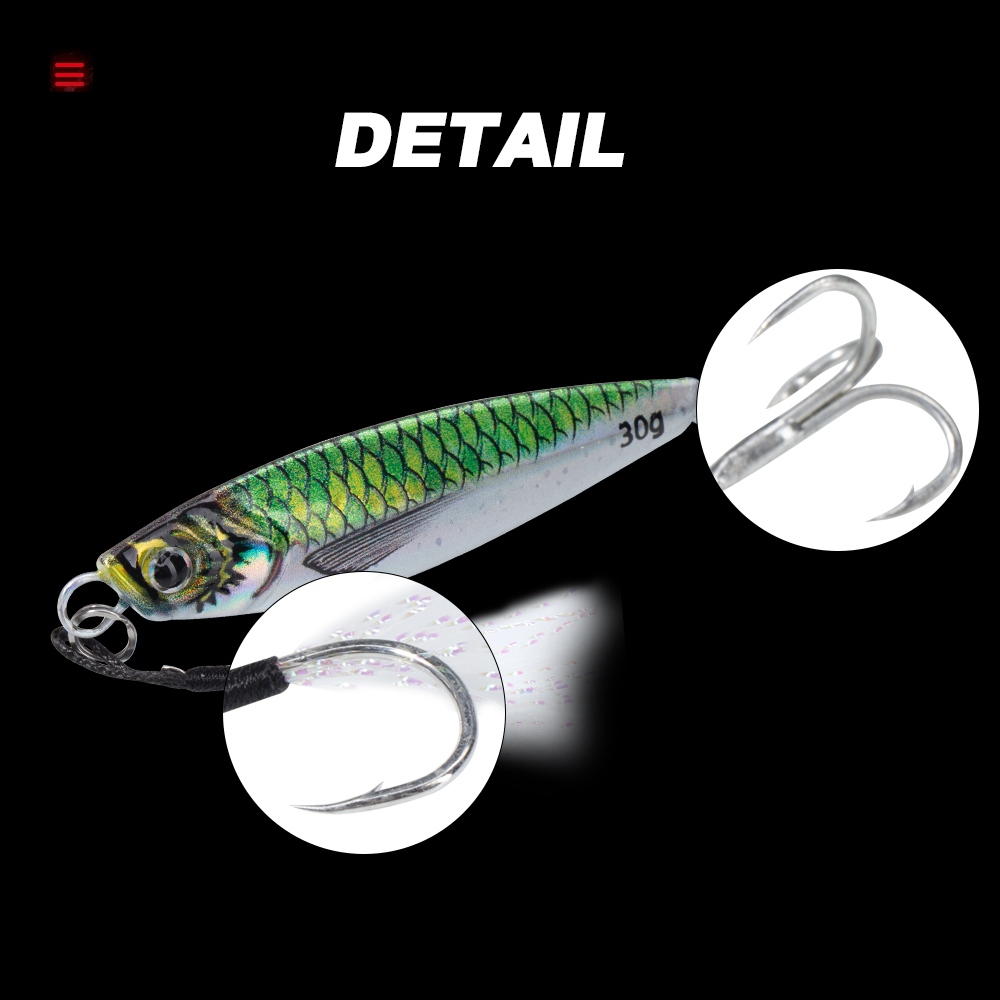 Hunthouse Metal Jig Fishing Lu - Fishing Lure Spoon avaliação e preço