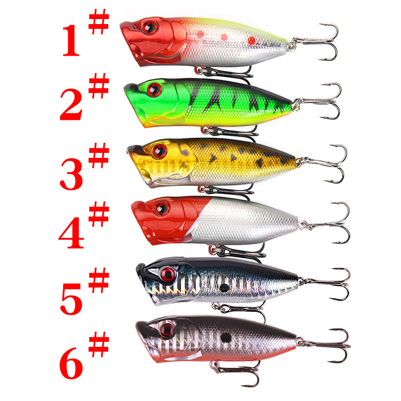 6 peças 6 cores (saco opp)/5 p - Fishing Lure Topwater avaliação e preço