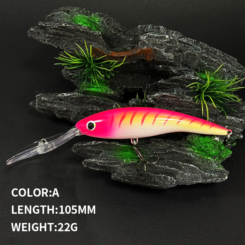 Isca Artificial Flutuante 105F - Fishing Lure Jerkbait avaliação e preço
