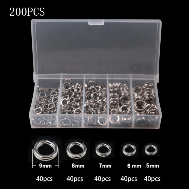 200 Peças de Anéis Divididos d - Fishing Lure Accessories avaliação e preço