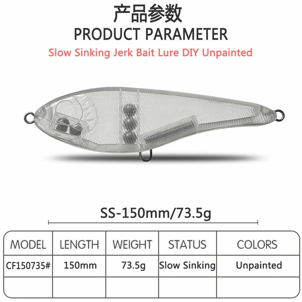 Cf isca jerk isca 150mm 73.5g  - Fishing Lure Jerkbait avaliação e preço