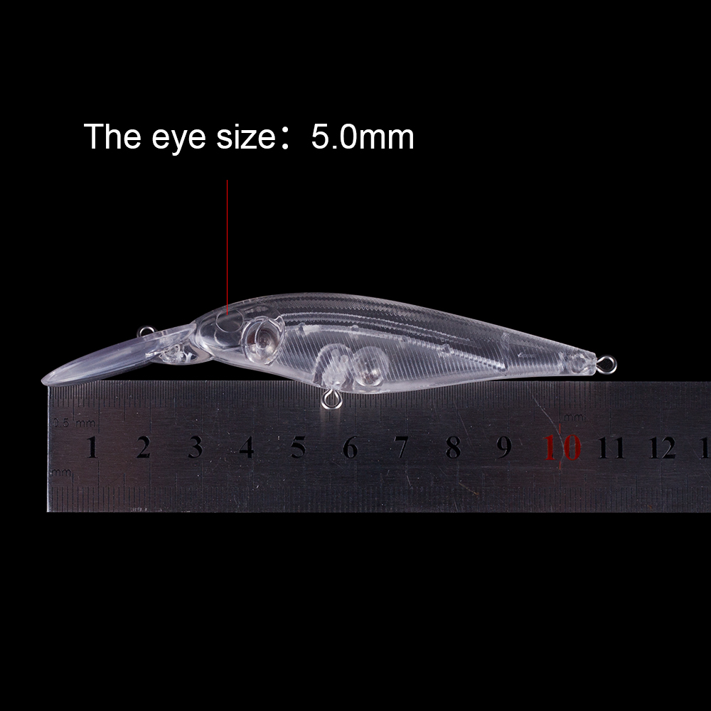 Hanlin-Unpainted Blanks Crankb - Fishing Lure Jerkbait avaliação e preço