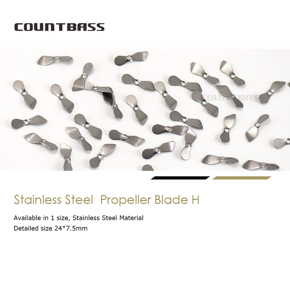 Countbass 50 peças de lâminas  - Fishing Lure Blade Bait avaliação e preço